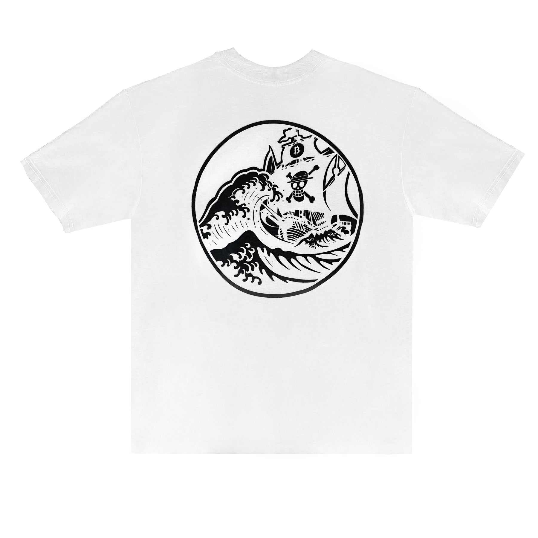Camiseta Bitcoin Cabuloso - One Piece x Bitcoin