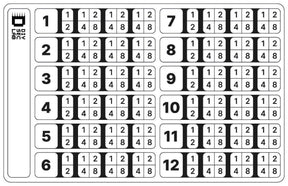 Adesivo Placa metálica 1248