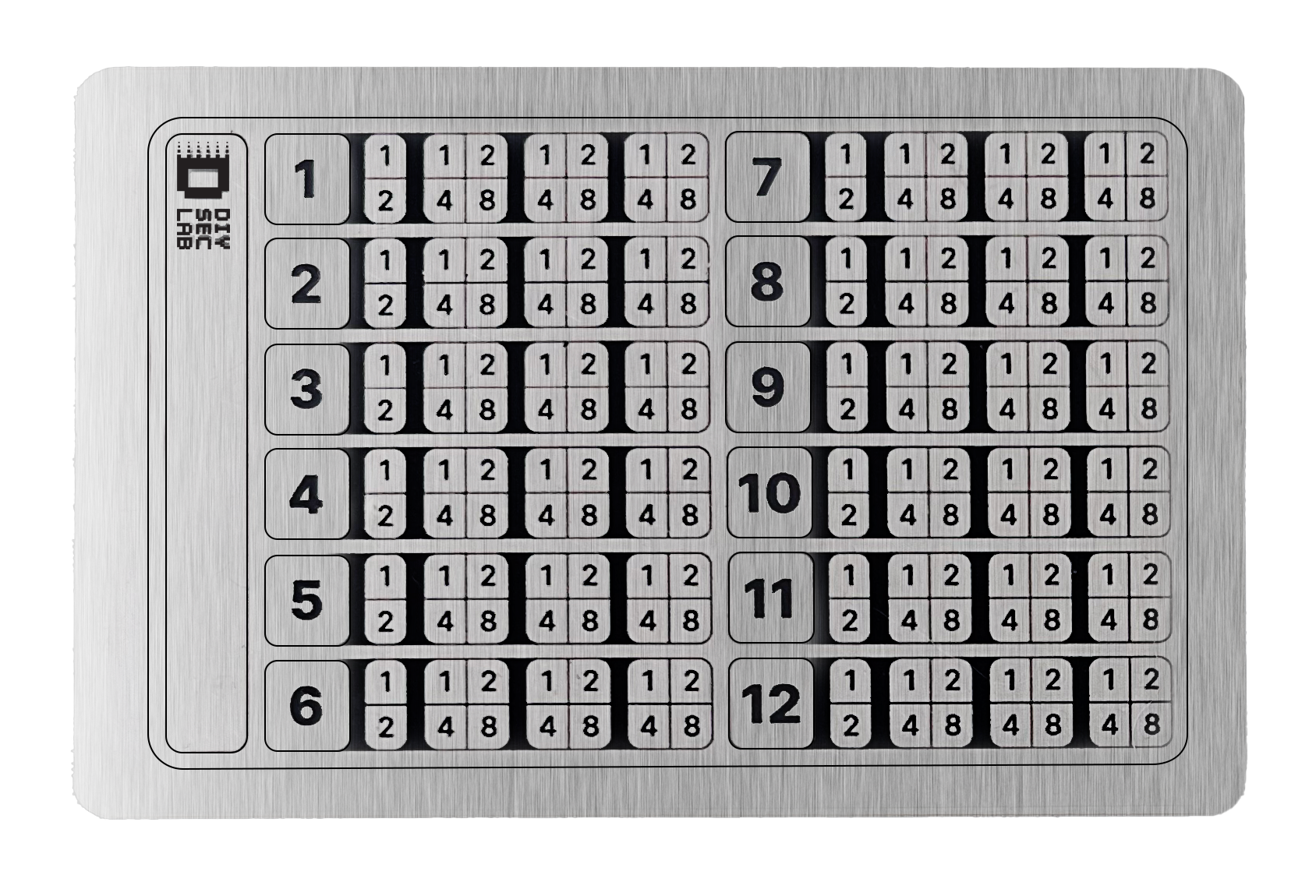 PLACA 1248 - PEGATINA